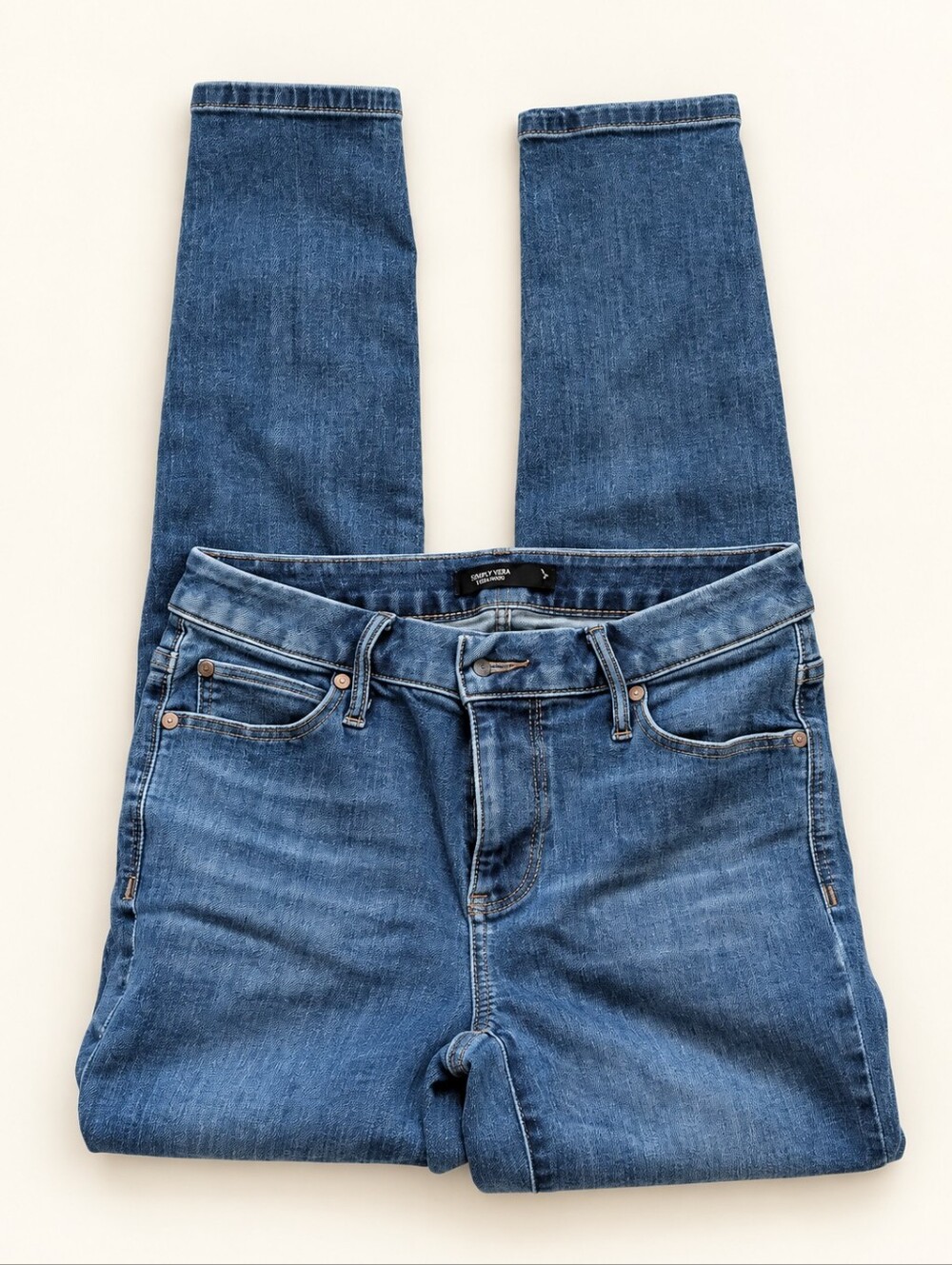 Simply Vera Vera Wang Women's Skinny Jeans in Denim Blue